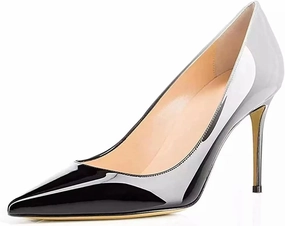 Axellion Women's Closed Toe Stiletto Pumps, Pointed Toe High Heels for Wedding, Prom, Office & Daily Wear