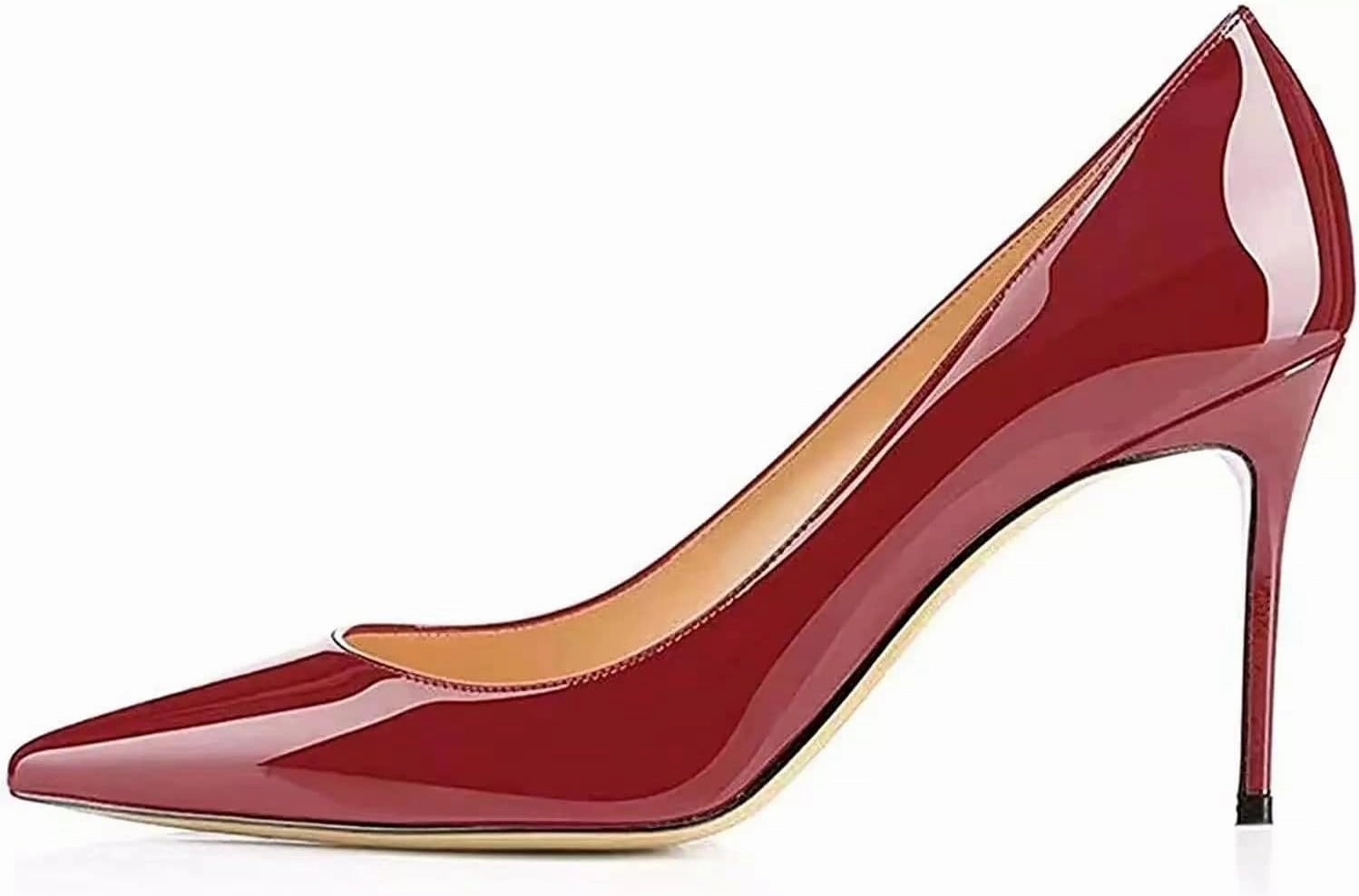 Axellion Women's Closed Toe Stiletto Pumps, Pointed Toe High Heels for Wedding, Prom, Office & Daily Wear