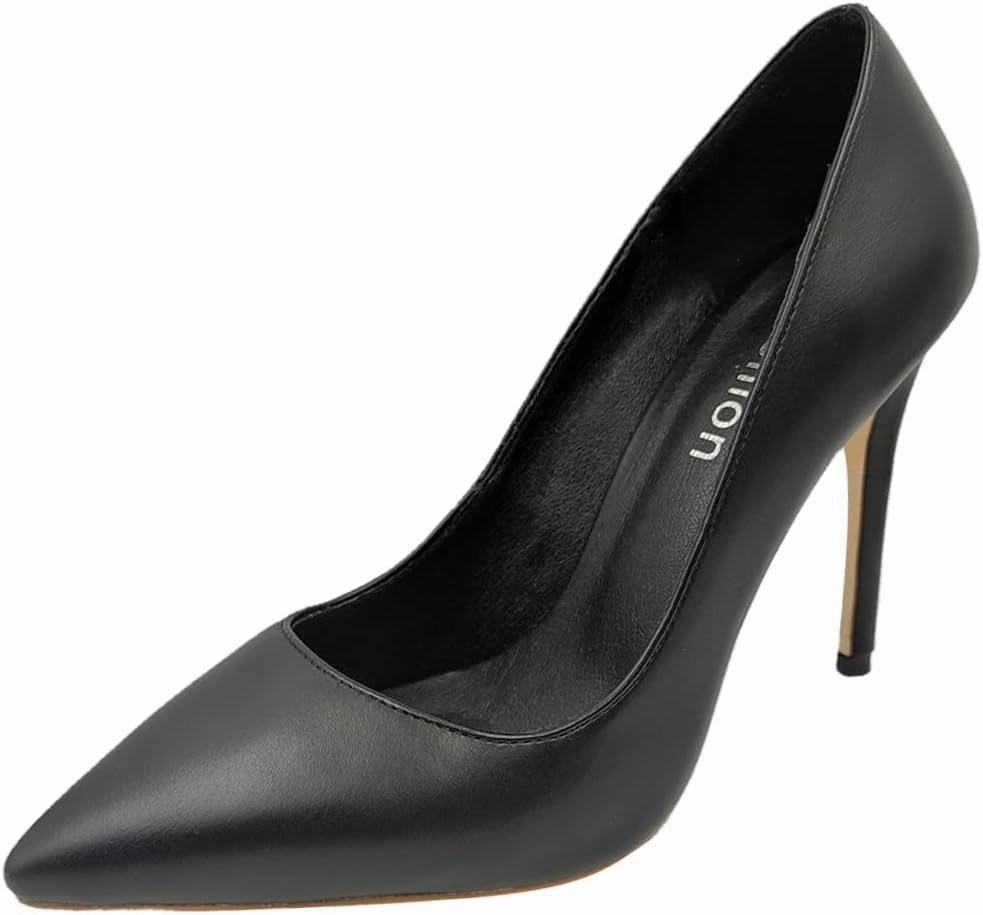Axellion Women's Closed Toe Stiletto Pumps, Pointed Toe High Heels for Wedding, Prom, Office & Daily Wear