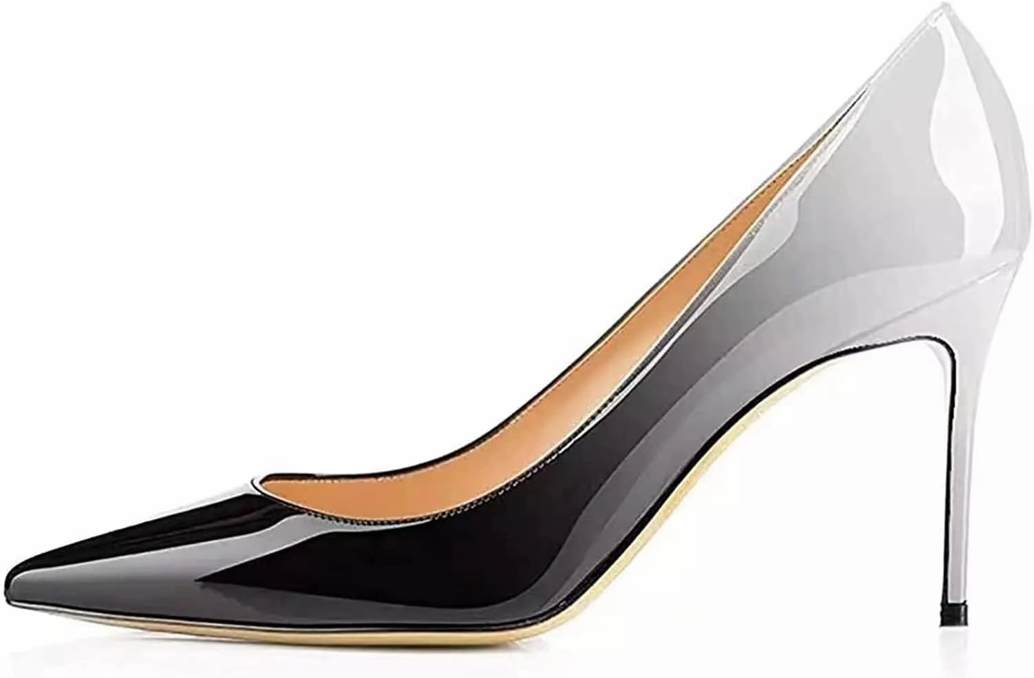 Axellion Women's Closed Toe Stiletto Pumps, Pointed Toe High Heels for Wedding, Prom, Office & Daily Wear