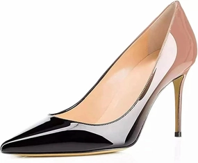 Axellion Women's Closed Toe Stiletto Pumps, Pointed Toe High Heels for Wedding, Prom, Office & Daily Wear