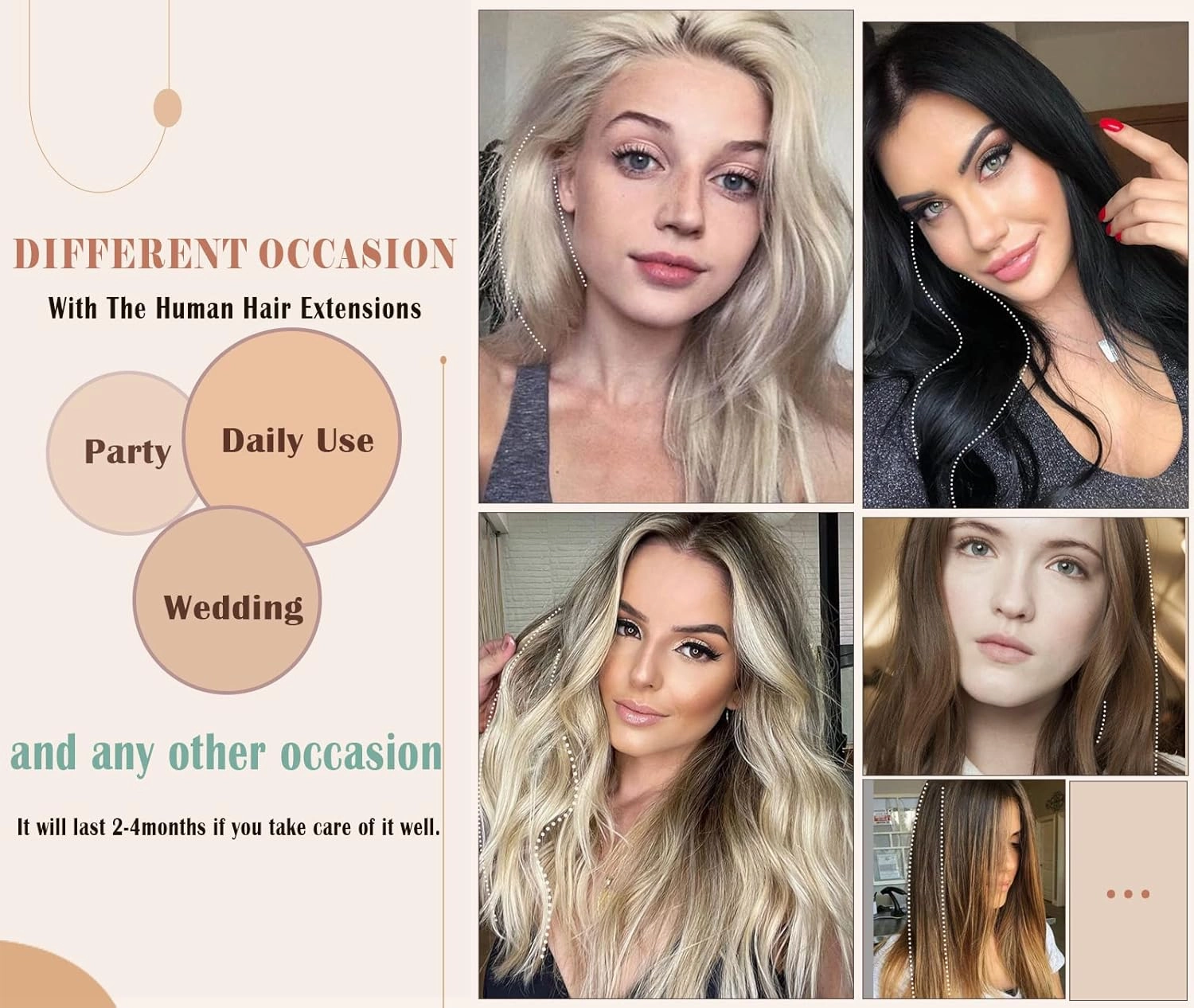 Benehair Short Clip in Hair Extensions - Real Human Hair 1PCS Hairpieces for Women With Thinning Hair - 6 Inch Straight Soft #01 Jet Black for Daily Use