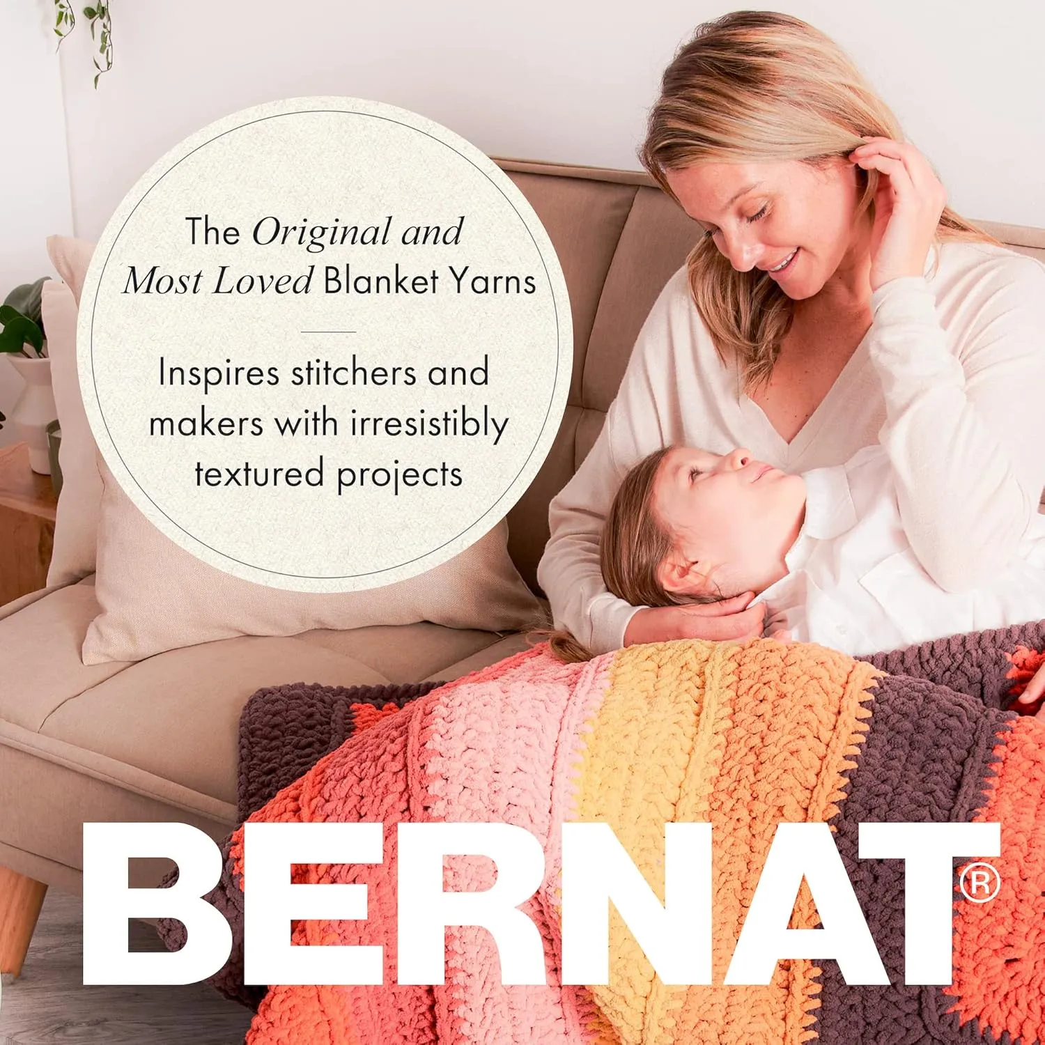 Bernat Blanket Extra Crimson Yarn - 2 Pack of 300g/10.5oz - Polyester - 7 Jumbo - 97 Yards - Knitting/Crochet