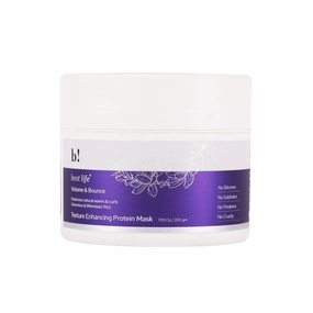 Best Life Volume & Bounce Hair Mask —Deep Nourishment Hair Mask with Plant- Protein, Shea Butter Enhances Natural Waves and Curls | For All Hair Types | 200 g (Pack of 1) white