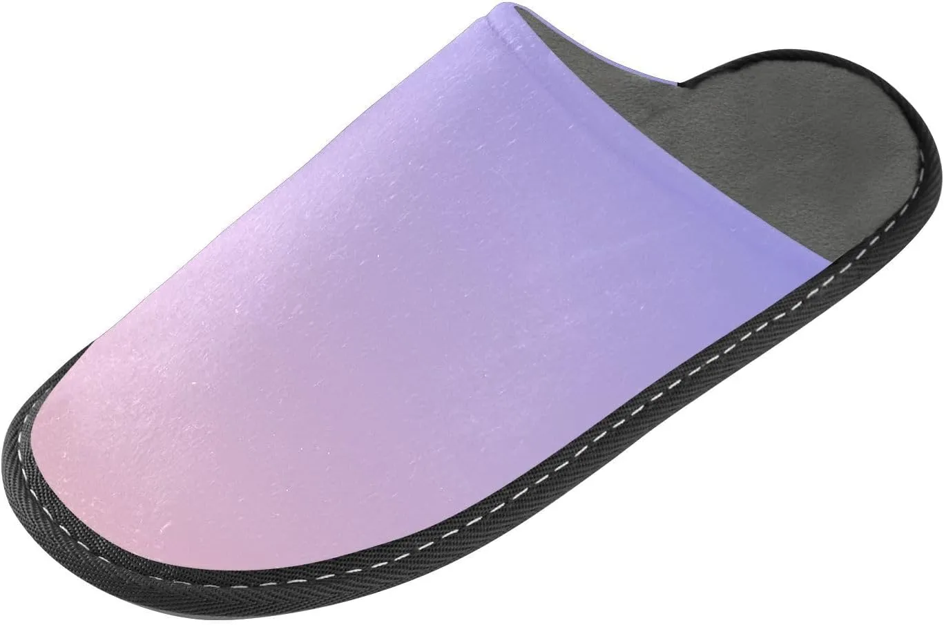 Black Red House Slippers for Women Men Non-Slip Slip On Slippers