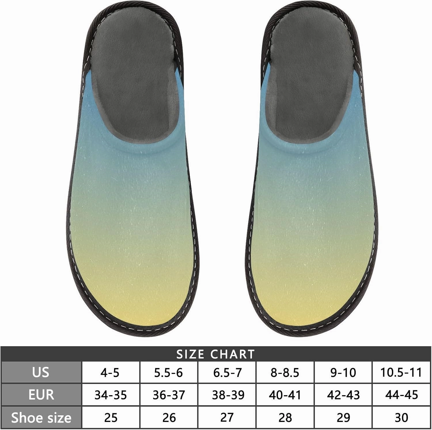 Black Red House Slippers for Women Men Non-Slip Slip On Slippers