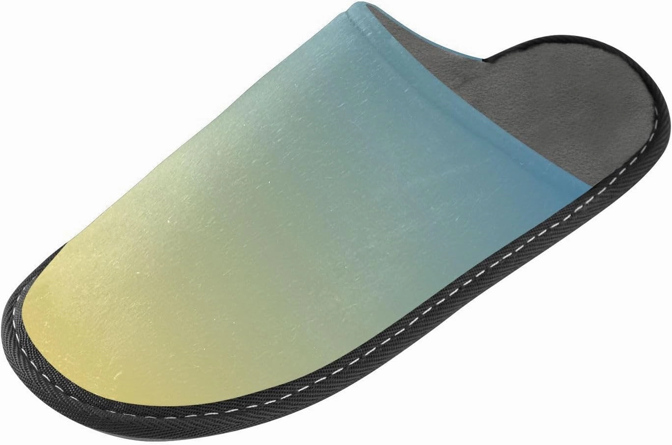 Black Red House Slippers for Women Men Non-Slip Slip On Slippers