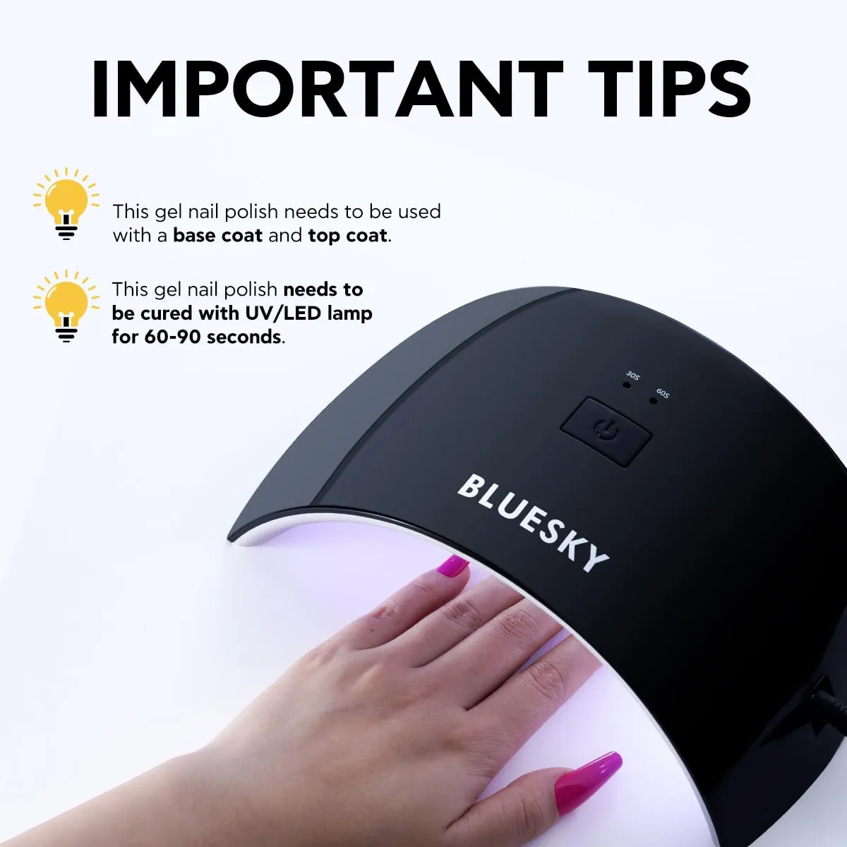 BLUESKY Red Gel Nail Polish- Scarlet Red Nail Polish Soak Off Gel Polish| Vegan&Cruelty-Free|Professional Salon Quality for Home DIY Manicure|Long Lasting Nail Lamp Needed 15ml 63917P/Hot Stuff