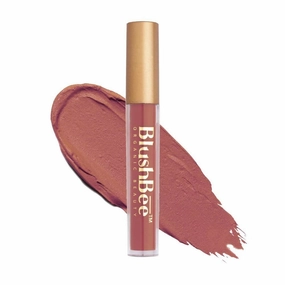 BlushBee Organic Beauty Lip Nourishing Liquid Lipstick - Nude Pink
