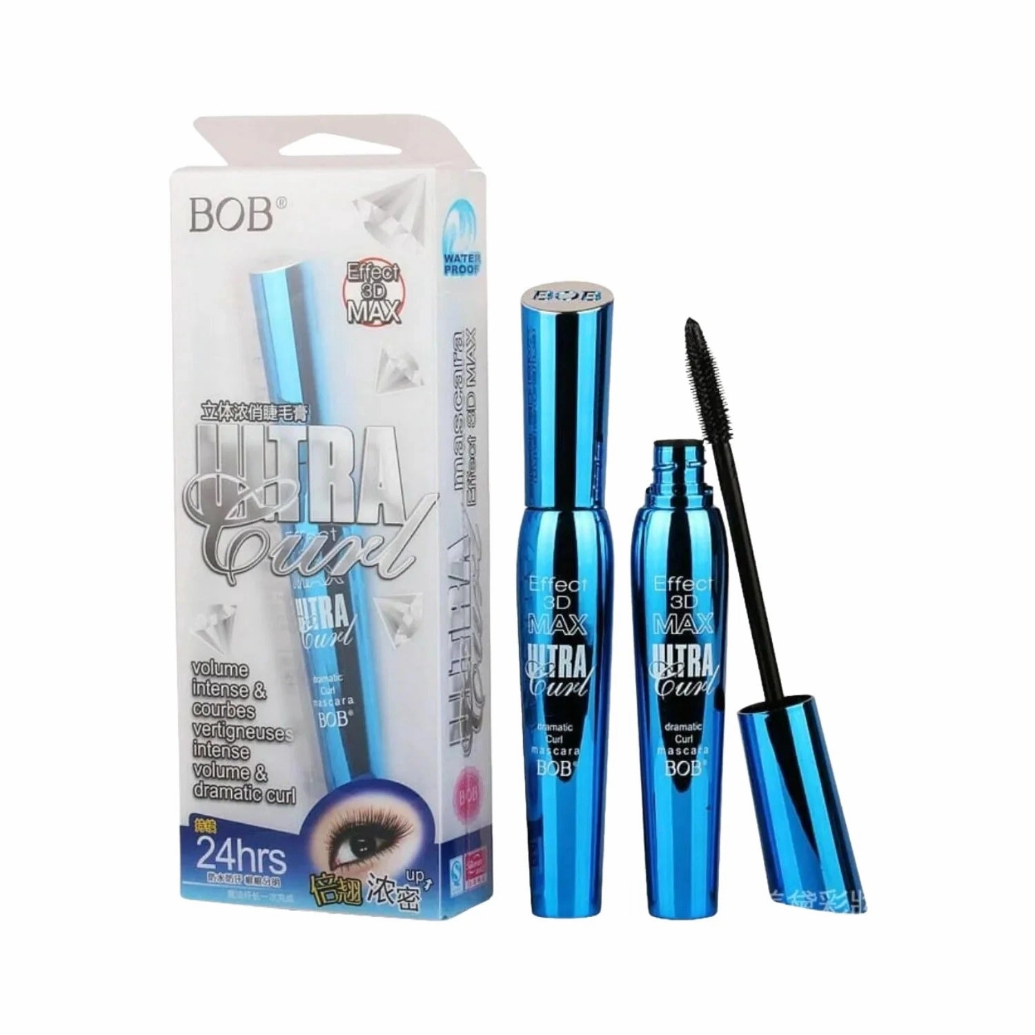 BOB Highly functional ) Thick Black Effect Eye ( | 1 Curling &amp; Quality Best Waterproof Mascara | pcs Long-lasting, Eyelash Waterproof, 3D Ultra Curl Mascara Lengthening Best-priced
