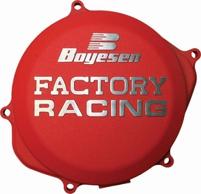 Boyesen Clutch Cover (RED) for 09-16 Honda CRF450R