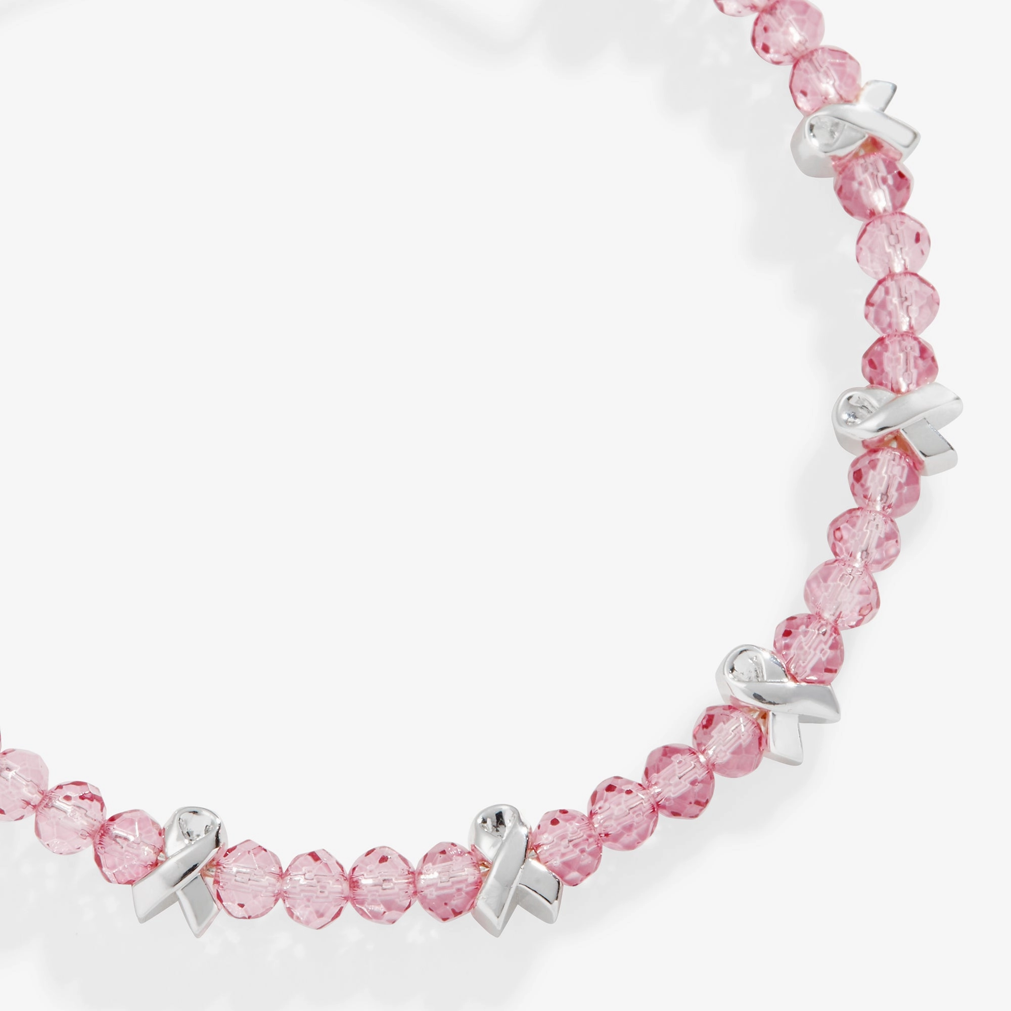 Breast Cancer Awareness Pink Ribbon Bangle