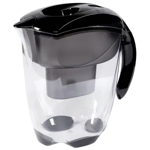 BRITA Elemaris XL Water Filter jug for Reduction of Chlorine, limescale and impurities, Includes 1 x MAXTRA  Filter cartridges, 3.5L -Black