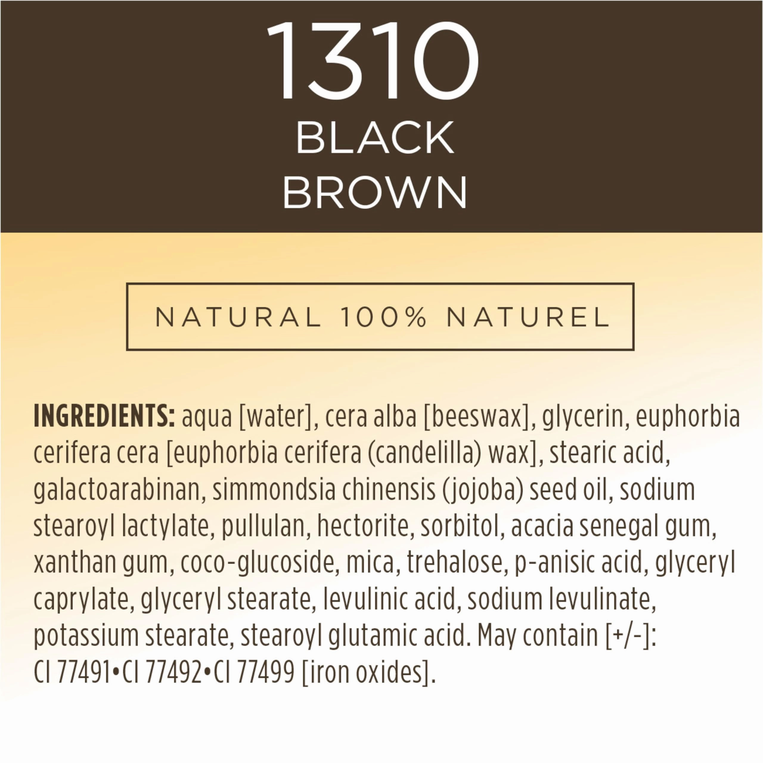 Burt’s Bees 100% Natural Nourishing Mascara, Black Brown - 0.4 Ounce