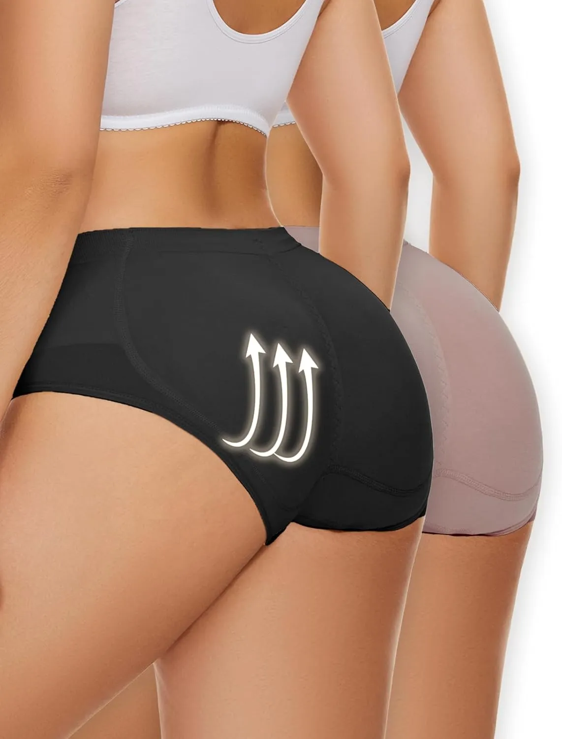 Butt Lifter Panties Underwear for Women with Removable Pads Seamless Booty Pads Hip Enhancer Panty