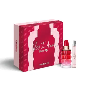Cacharel Yes I am Bloom Up! 2 PC Women's Perfume Gift Set, 1.7 Fl Oz EDP   0.34 Fl Oz Travel Spray, Fruity, Floral & Fresh Scent, Notes of Red Berries, Peonies & Sandalwood, Long-Lasting Fragrance