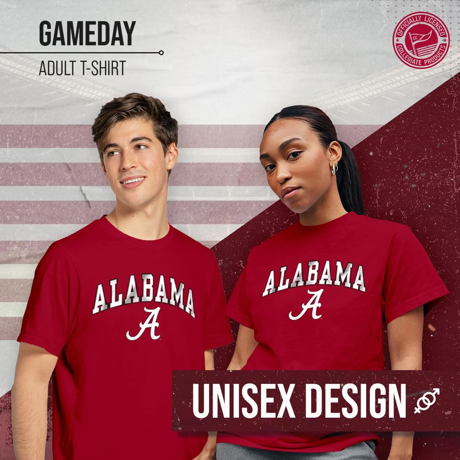 Campus Colors NCAA Adult Gameday Cotton T-Shirt