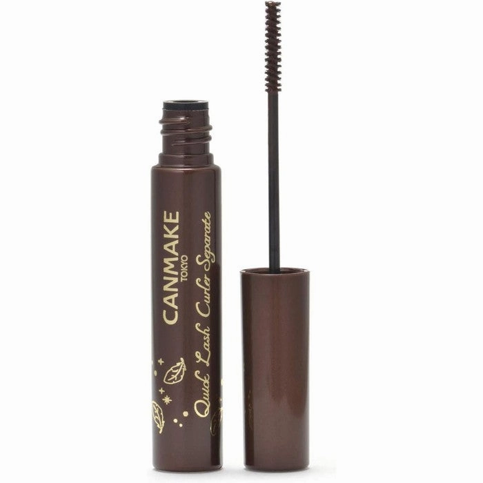 Canmake Quick Lash Curler Separate - Waterproof mascara for the effect of perfectly combed eyelashes, brown [Alcohol-free]