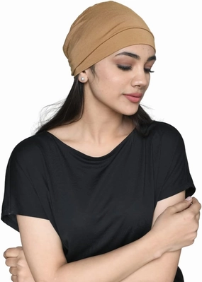 Chemo Hats Solid Sleep Cap Women's Bamboo Soft Headwear Cancer Cap Chemo Headwear Women