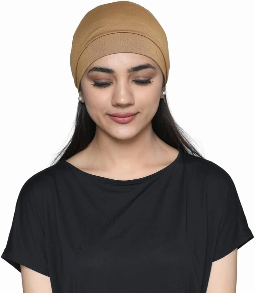 Chemo Hats Solid Sleep Cap Women's Bamboo Soft Headwear Cancer Cap Chemo Headwear Women