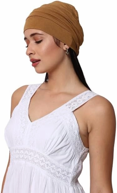 Chemo Silky Soft Slouchy Snood Bamboo Cap Beanie for Women Cancer Hair Loss Turban Hat Chemo Headwear Women