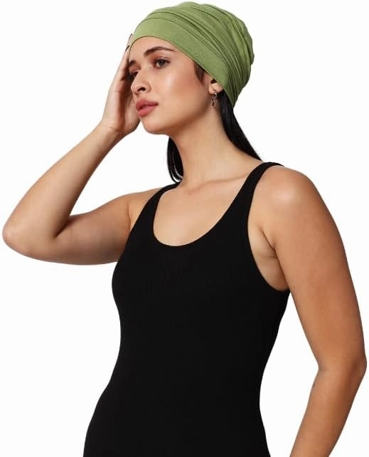 Chemo Silky Soft Slouchy Snood Bamboo Cap Beanie for Women Cancer Hair Loss Turban Hat Chemo Headwear Women
