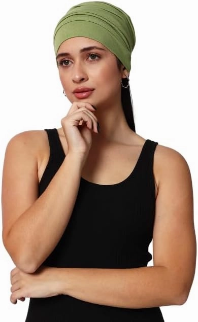 Chemo Silky Soft Slouchy Snood Bamboo Cap Beanie for Women Cancer Hair Loss Turban Hat Chemo Headwear Women