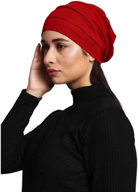 Chemo Silky Soft Slouchy Snood Bamboo Cap Beanie for Women Cancer Hair Loss Turban Hat Chemo Headwear Women