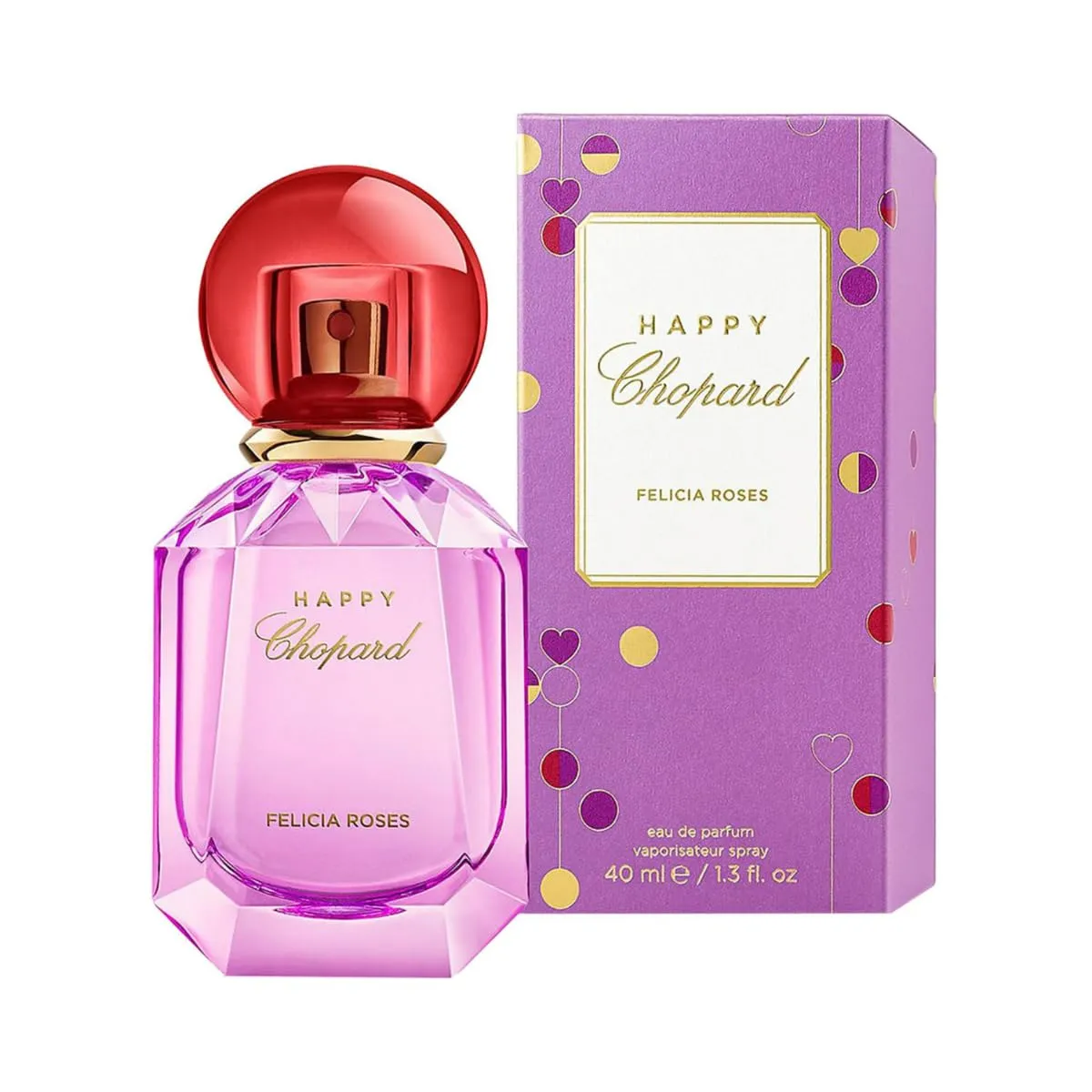 Chopard Happy Felicia Roses For Women - Enchanting, Feminine, Floral Berry Scent For Her - Uplifting Blend Of Berries, Pink Grapefruit, And Fresh Spices - Long-Lasting Eau De Parfum - 1.35 Oz