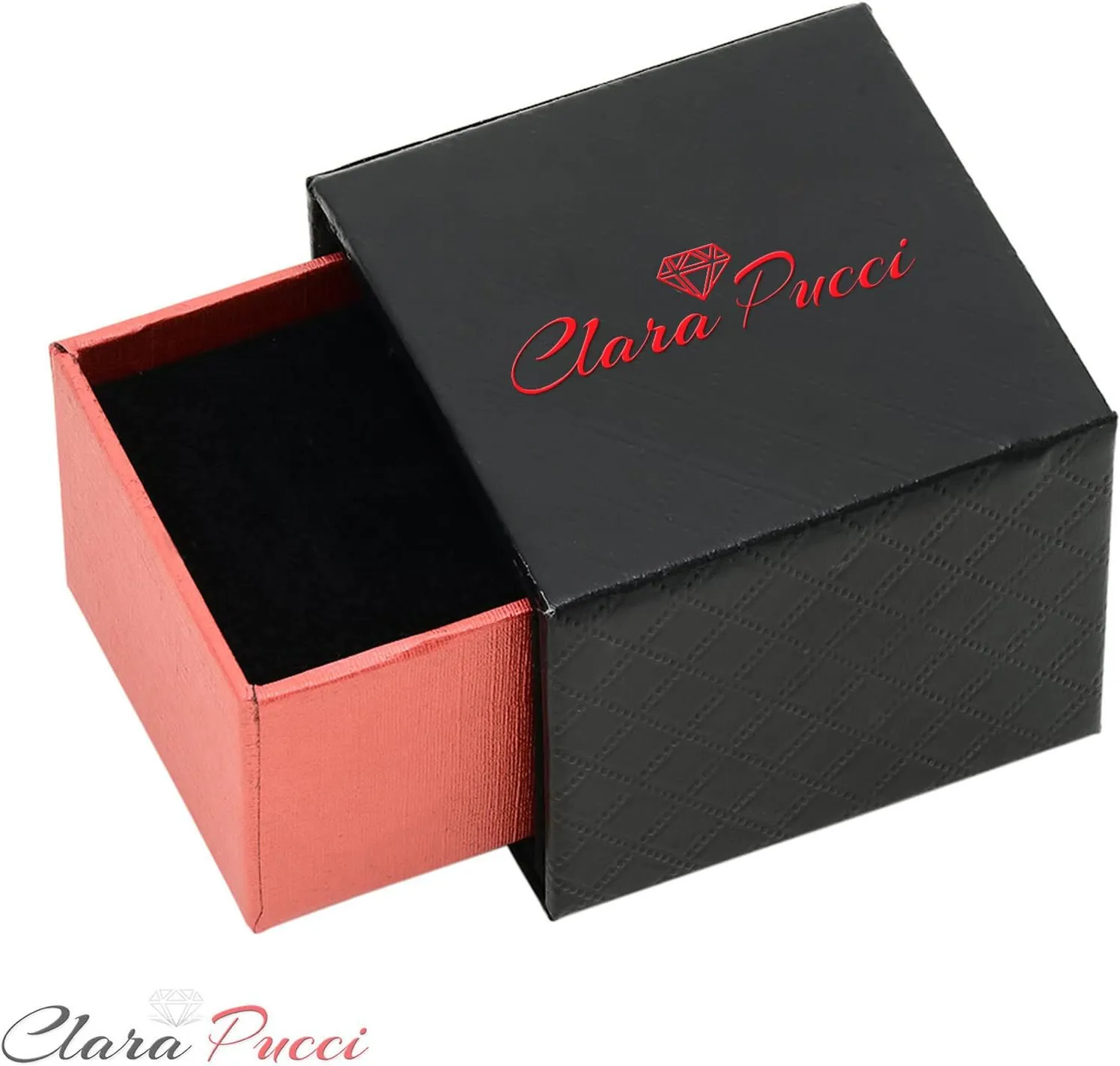 Clara Pucci 2.32ct Marquise Cut Solitaire Halo Crimson Deep Red Garnet Designer Wedding Bridal art deco Anniversary Ring 14k White Gold
