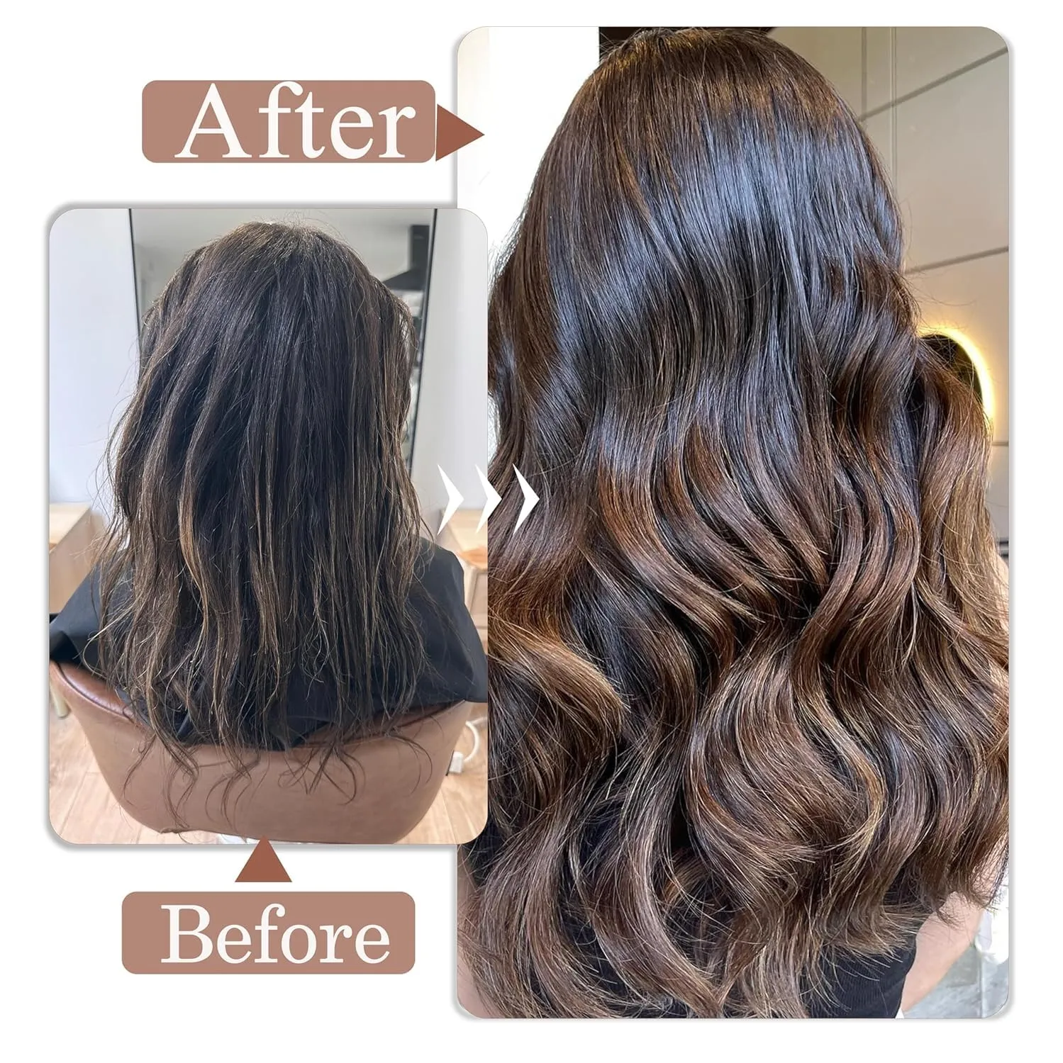 Clip in Hair Extensions Real Human Hair 14 Inch 80g/2.82oz Balayage Dark Brown to Chestnut Brown Remy Human Hair Soft,Natural 5pcs #2/6/2 Clip in Extensions for Women