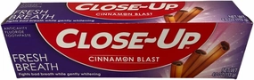 Close-Up Fluoride Toothpaste, Freshening Red Gel 4 oz (Pack of 8)