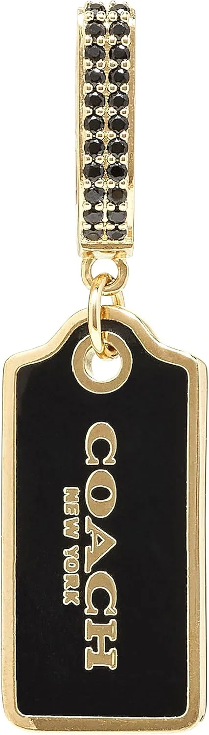 COACH Hangtag Drop Earrings