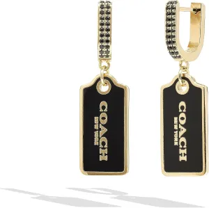 COACH Hangtag Drop Earrings