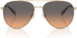 COACH Women's Hc7169 Aviator Sunglasses