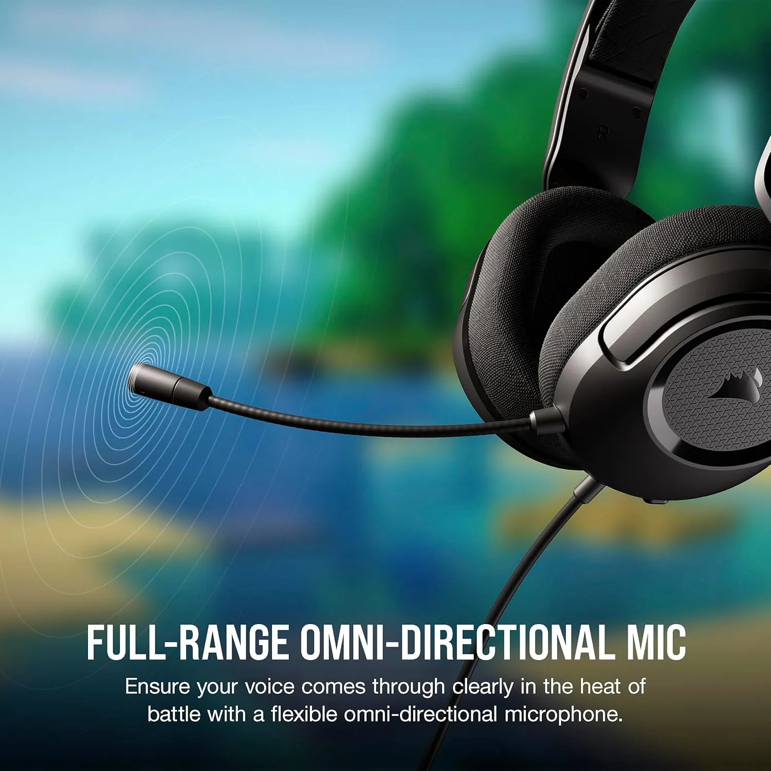 Corsair HS35 v2 Multiplatform Wired Gaming Headset – Flexible Omni-Directional Microphone – Universal 3.5mm Connection – PC, Mac, PS5, PS4, Xbox, Nintendo Switch, Mobile – Red