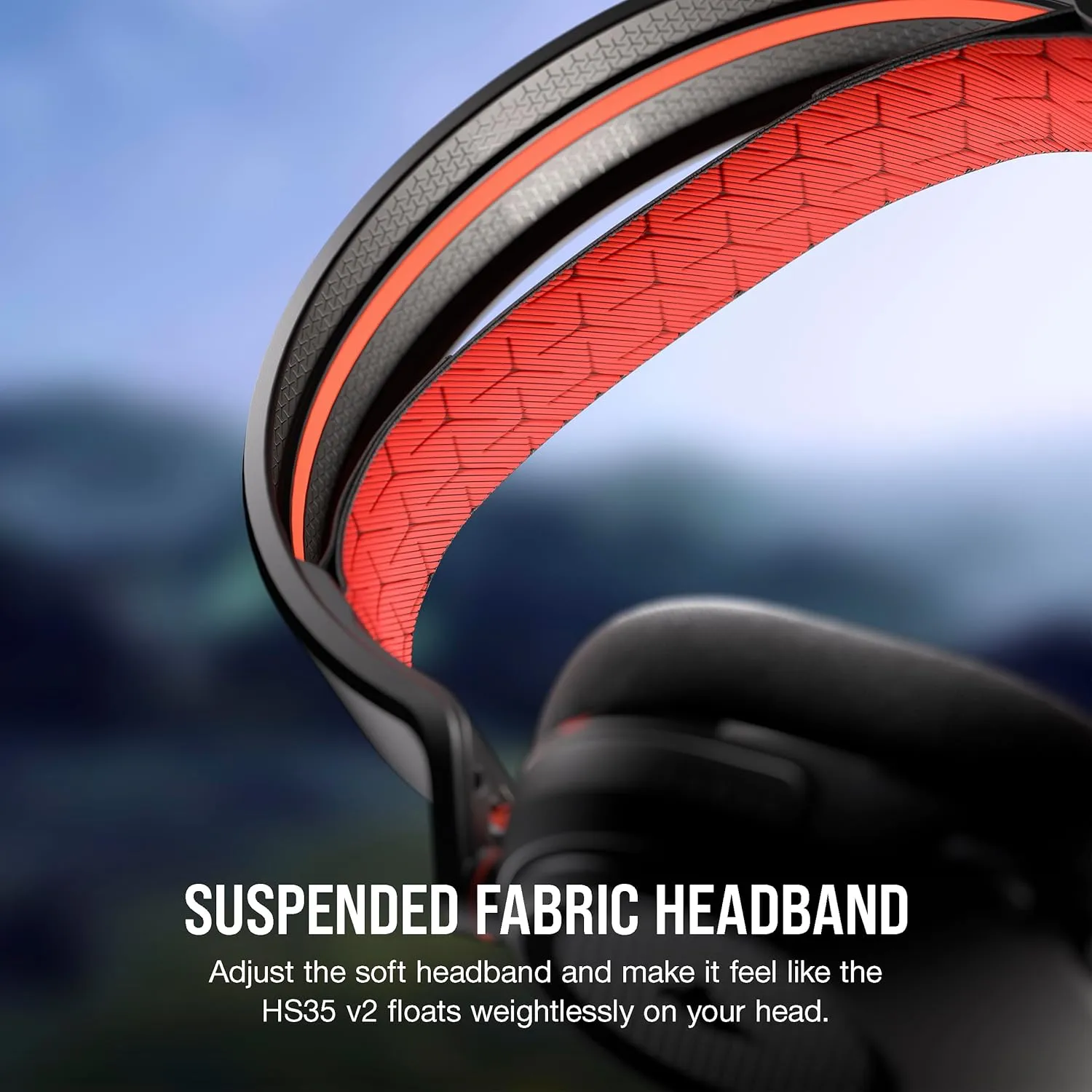Corsair HS35 v2 Multiplatform Wired Gaming Headset – Flexible Omni-Directional Microphone – Universal 3.5mm Connection – PC, Mac, PS5, PS4, Xbox, Nintendo Switch, Mobile – Red