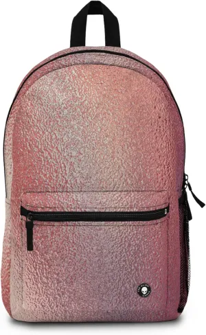 Crimson Cascade: Textural Interplay of Light and Color - The Alien Backpack
