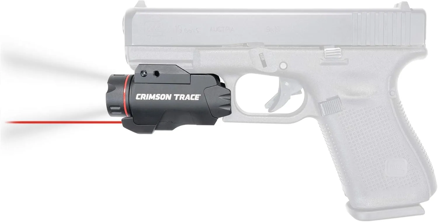 Crimson Trace CMR-207 Rail Master Pro with 400 Lumen Flashlight, Laser, Instant Activation and Memory Retention for Pic Rail Mounts, Shooting, Competition and Range