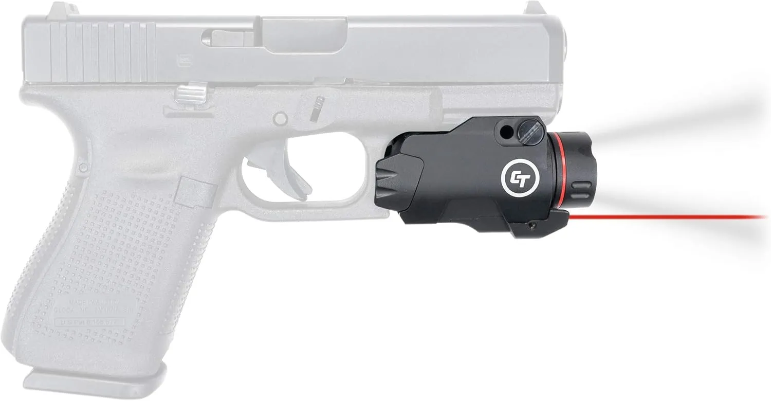 Crimson Trace CMR-207 Rail Master Pro with 400 Lumen Flashlight, Laser, Instant Activation and Memory Retention for Pic Rail Mounts, Shooting, Competition and Range