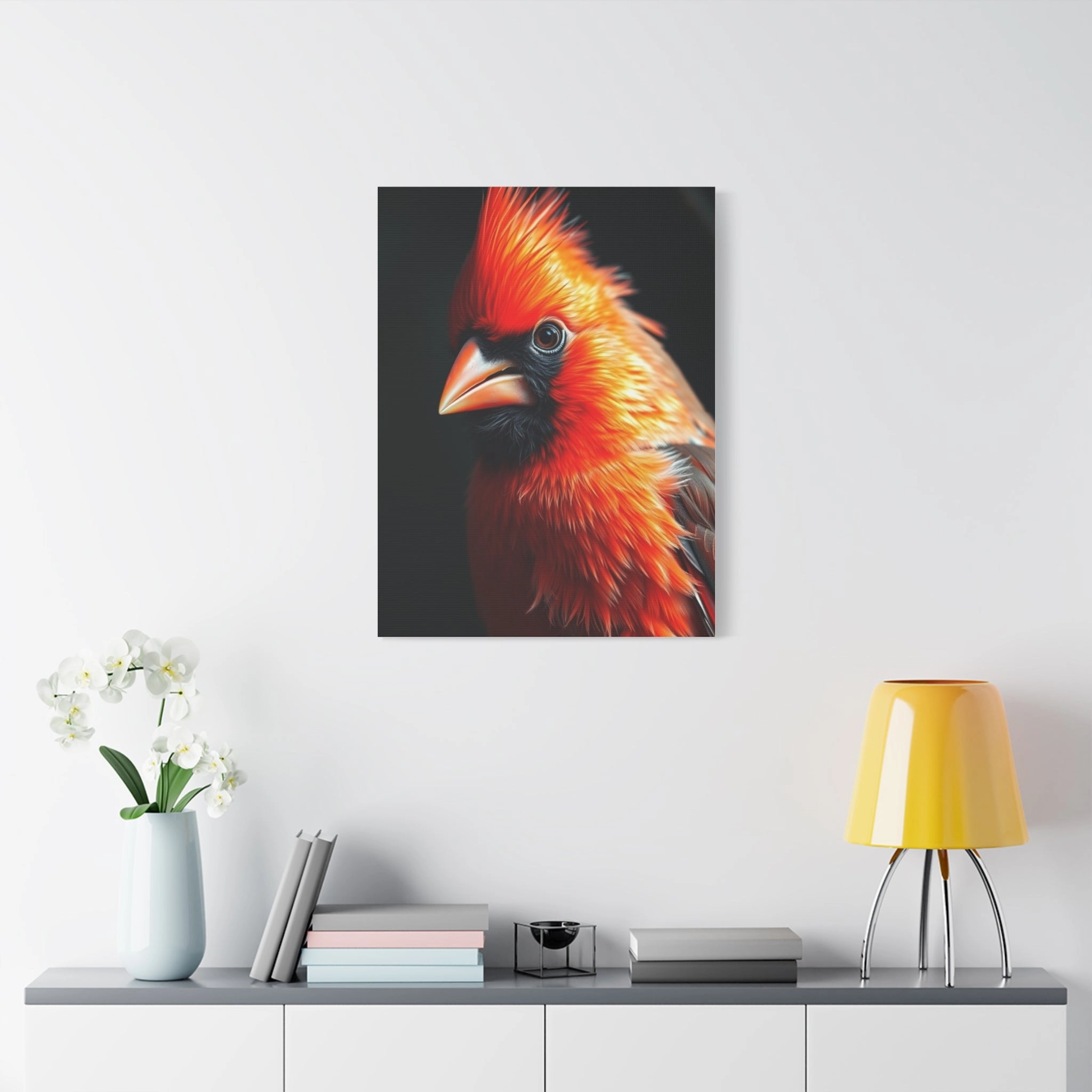 Crimson Majesty Canvas