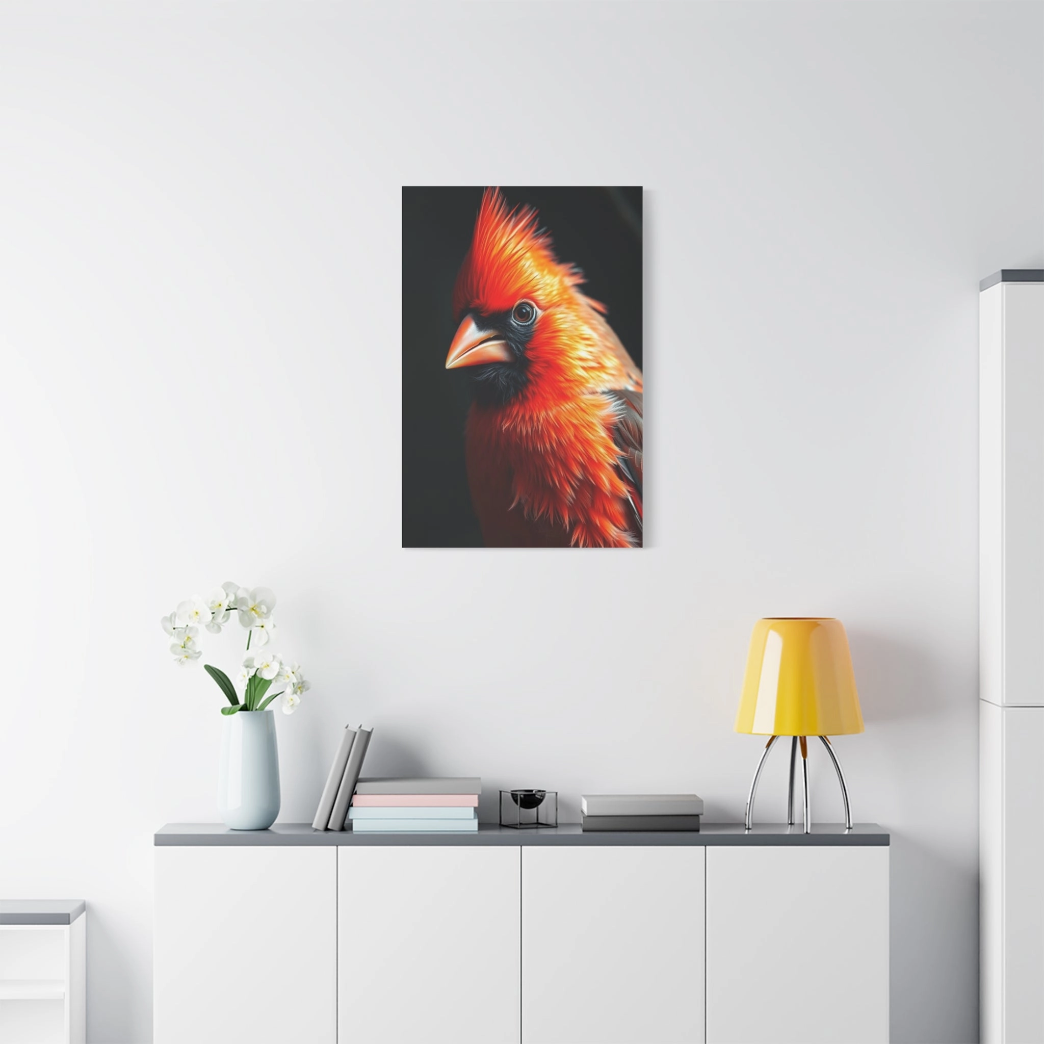 Crimson Majesty Canvas