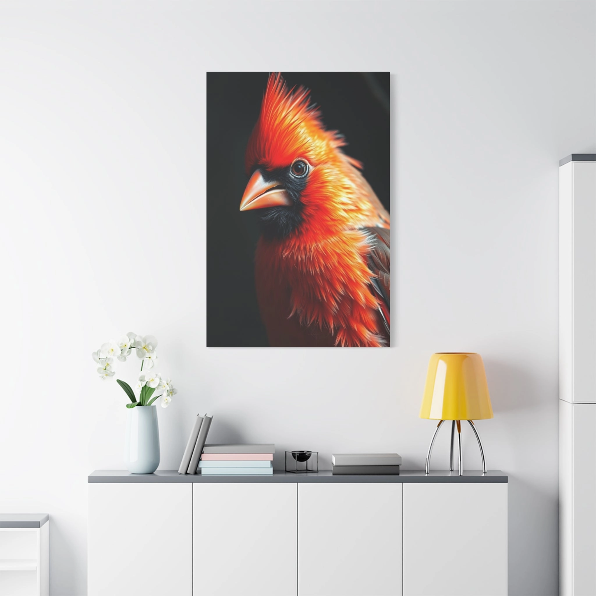 Crimson Majesty Canvas