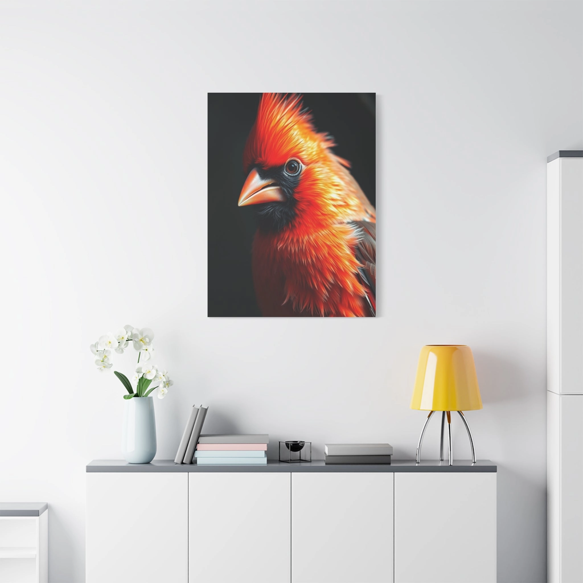 Crimson Majesty Canvas