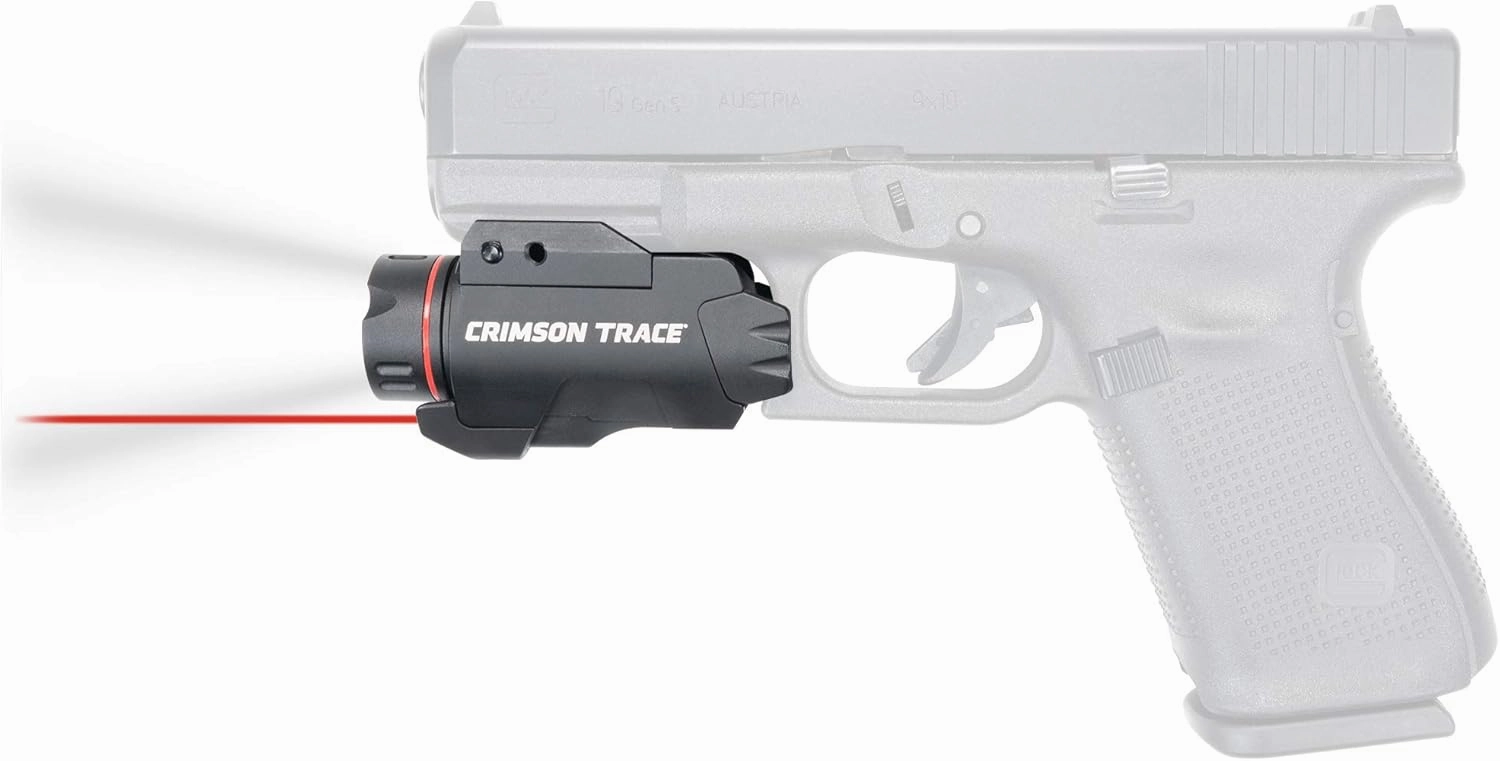 Crimson Trace CMR-207 Rail Master Pro with 400 Lumen Flashlight, Laser, Instant Activation and Memory Retention for Pic Rail Mounts, Shooting, Competition and Range