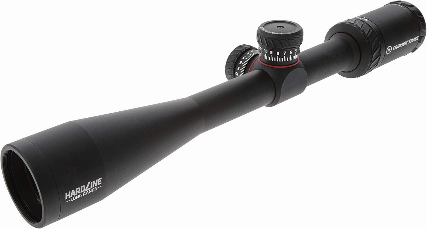 Crimson Trace Hardline Riflescope with Lightweight Solid Construction, Scope Caps and Lens Cloth for Hunting, Shooting, Tactical and Outdoor