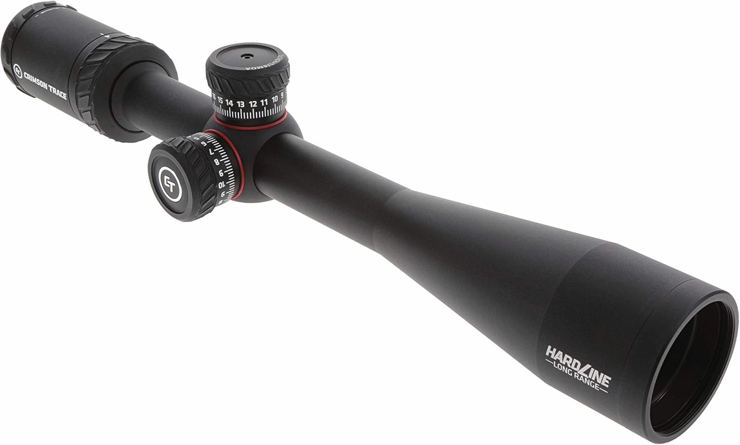 Crimson Trace Hardline Riflescope with Lightweight Solid Construction, Scope Caps and Lens Cloth for Hunting, Shooting, Tactical and Outdoor