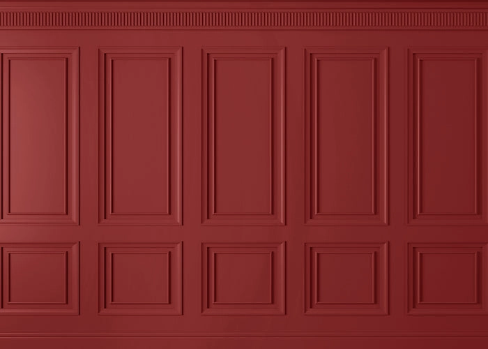 Crimson Wainscoting