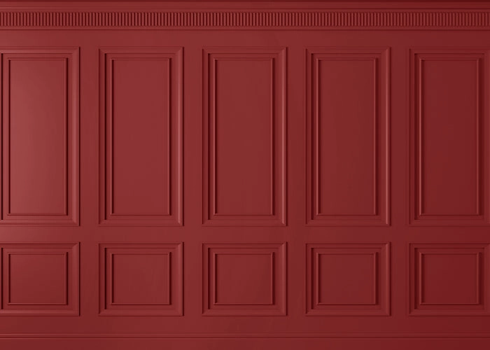 Crimson Wainscoting