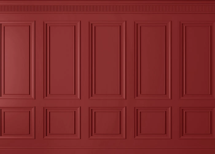 Crimson Wainscoting